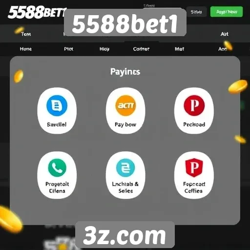 Opções de pagamento disponíveis no 5588bet1